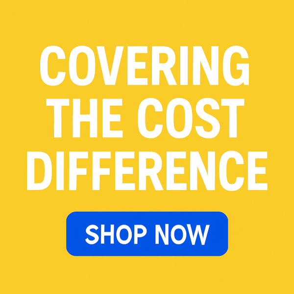 cover the cost difference